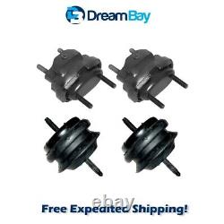 04-09 for Cadillac XLR/ 05-13 for Chevrolet Corvette Engine & Trans Mount 4PCS