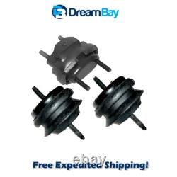 05-13 for Chevrolet Corvette 6.0L 6.2L 7.0L L & R Engine & Trans Mount Set 3PCS