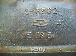 1925 1926 1927 1928 Chevrolet OEM RARE 4 Cylinder Block GM # 348532