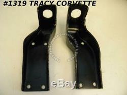 1956-1962 Corvette Engine Mount Bracket Frame Front Pair GM# 3711639 3711640