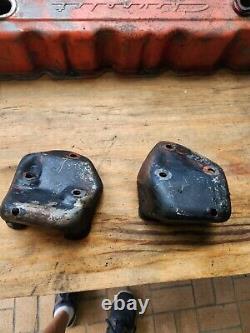 1960s 70s Chevy 6 cyl. Engine Mount Brackets 250 230 194 Chevrolet Car Nova Etc