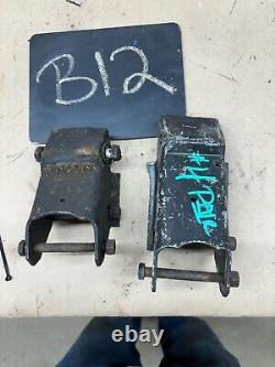 1962 63 64 65 1967 Chevy 2 Nova Engine Frame Mount Stand Pair V8 283 327 L79 Oem