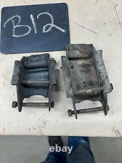 1962 63 64 65 1967 Chevy 2 Nova Engine Frame Mount Stand Pair V8 283 327 L79 Oem