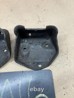 1962 63 64 65 67 Chevrolet 6 Cylinder Clamshell Motor Mounts Engine Brackets OEM