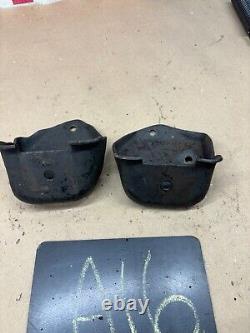 1962 63 64 65 67 Chevrolet 6 Cylinder Clamshell Motor Mounts Engine Brackets OEM