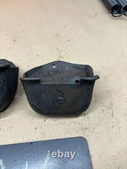 1962 63 64 65 67 Chevrolet 6 Cylinder Clamshell Motor Mounts Engine Brackets OEM