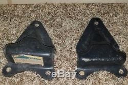 1964-72 GTO, Chevelle, 442, NOS GM Engine Mount Frame Brackets 9773876 9773877