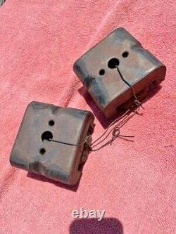 1967-1970 Chevrolet Truck NOS Rear Engine Motor Mounts PAIR #3743771 / 3723646