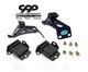 1967-72 Chevy Truck and GMC Truck SBC V8 V-8 Engine Mount Brackets Rubber Mounts