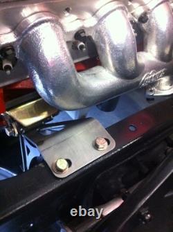 1968-72 Chevy Truck and GMC Truck Tubular V-8 Engine Mount Brackets Poly Mounts