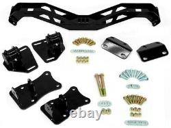 1970-1974 GM Camaro Firebird F-Body LS T56 Swap Engine Motor Mounts Kit BLACK