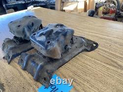 1973-87 CHEVY C10 C30 TRUCK ENGINE FRAME MOUNT BRACKET Stands 2WD Sbc Bbc Motor