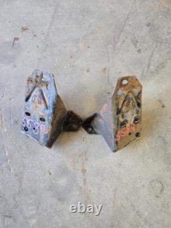 1976-1987 CHEVROLET K10 K5 K30 4wd Engine Mount Perches OEM No Engine Mounts