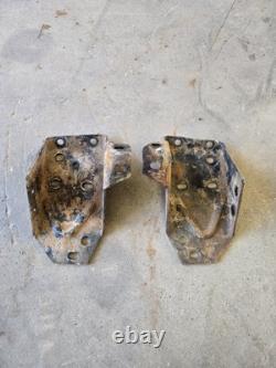 1976-1987 CHEVROLET K10 K5 K30 4wd Engine Mount Perches OEM No Engine Mounts