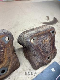 1988 1992 CHEVROLET GMC TRUCK Silverado K1500 SBC ENGINE MOUNT BRACKETS CLAMSHEL