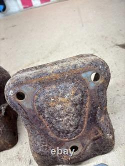1988 1992 CHEVROLET GMC TRUCK Silverado K1500 SBC ENGINE MOUNT BRACKETS CLAMSHEL