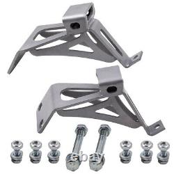 1 Pair Motor Mount Brackets for Chevy C10 Fit GMC Truck Small Block V8 1963-1972
