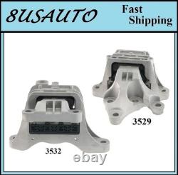 2 PCS MOTOR & TRANS MOUNT FOR Chevrolet Equinox, GMC Terrain 2.0L 2WD Auto