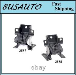2pcs Motor Mount Fit 2020 Chevy Silverado 2500 Hd, Silverado 3500 Hd 6.6l Diesel