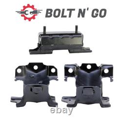 3PCS Engine Motor & Trans Mount Fits Chevy GMC, Silverado Sierra 2500 3500