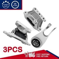 3PCS For 16-19 Chevy Malibu 1.8 Hybrid CVT Motor Mounts & Transmission Mount