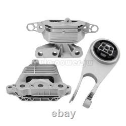 3PCS For 16-19 Chevy Malibu 1.8 Hybrid CVT Motor Mounts & Transmission Mount