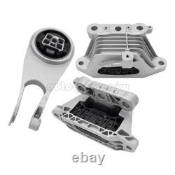3PCS For 16-19 Chevy Malibu 1.8 Hybrid CVT Motor Mounts & Transmission Mount