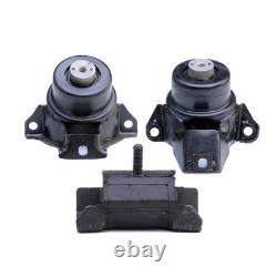 3PCS Front L & R Motor & Trans Mount Fits Chevy Silverado 1500, Suburban