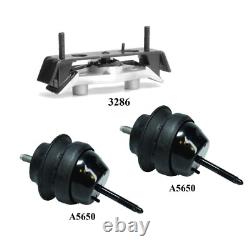 3PCS MOTOR & TRANS MOUNT FIT 2011-2017 Chevrolet Caprice 6.0L Auto Trans