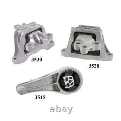 3PCS MOTOR & TRANS MOUNT FOR 2018-2021 Chevrolet Equinox, GMC Terrain 1.5L 4WD