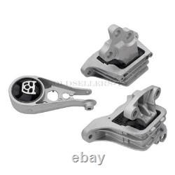 3PCS Motor & Trans Mount For 18-23 Chevrolet Equinox GMC Terrain 2WD 1.5L
