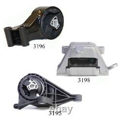 3 Pcs Motor & Trans Mount Fit 2014-2016 Chevrolet Impala Limited 3.6l Flex