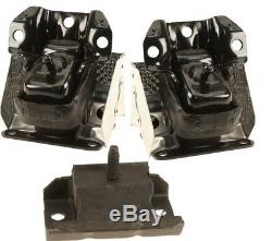 3pcSet Motor Mounts fit RWD 2007 2013 Chevy Truck Avalanche 5.3L 6.0L