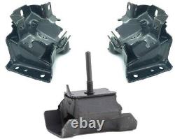 3pc Engine & Trans Mount For 2003-2014 Chevrolet Express 1500 Rwd 5.3l Fast Ship