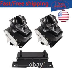 3pcs Engine Mount For 2007-14 Cadillac Escalade AWD Chevrolet Suburban 1500 4WD