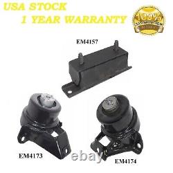 3pcs Motor & Trans Mount Fit 18-20 Chevy Tahoe 4wd 10spd Premier 5.3l 6.2l At