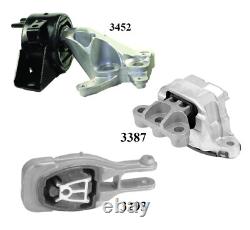 3pcs Motor & Trans Mount Fit 2013-2016 Chevrolet Trax 1.4l