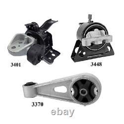 3pcs Motor & Trans Mount Fit 2014-2015 Chevrolet Spark 1.2l (canada, Usa) Auto