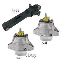 3pcs Motor & Trans Mount Fit 2016-2024 Chevrolet Camaro 6.2l