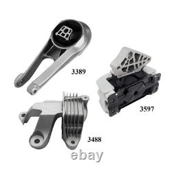 3pcs Motor & Trans Mount Fit 2019-2023 Chevrolet Malibu 1.5l Auto Trans