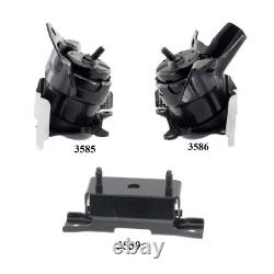 3pcs Motor & Trans Mount Fit 2019-2024 Chevy Silverado 1500 4wd 4.3l 5.3l & 6.2l