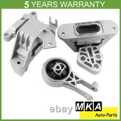 3xEngine Motor & Transmission Mount For 2011-16 Cadillac ELR Chevrolet Volt 3365
