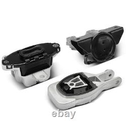 3x Engine & Auto Transmission & Torque Strut Mount for Chevy Trax Buick L4 1.4L