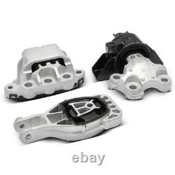 3x Engine & Auto Transmission & Torque Strut Mount for Chevy Trax Buick L4 1.4L