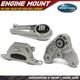 3x Engine Motor & Torque Strut Mount for Chevy Malibu 2017-2022 Buick LaCrosse