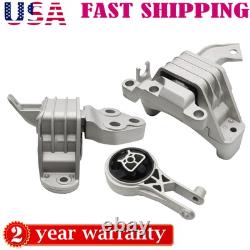 3x Engine Motor & Transmission Mount & Torque Strut Mount for Chevrolet Cadillac