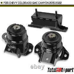 3x Engine Motor & Transmission Mount for Chevrolet Colorado 2015-2022 GMC Canyon