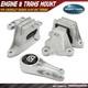 3x Engine Motor & Transmission Mount for Chevrolet Equinox GMC Terrain 4WD Auto