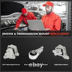 3x Engine Motor & Transmission Mount for Chevrolet Equinox GMC Terrain 4WD Auto