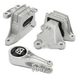 3x Engine Motor & Transmission Mount for Chevrolet Equinox GMC Terrain 4WD Auto